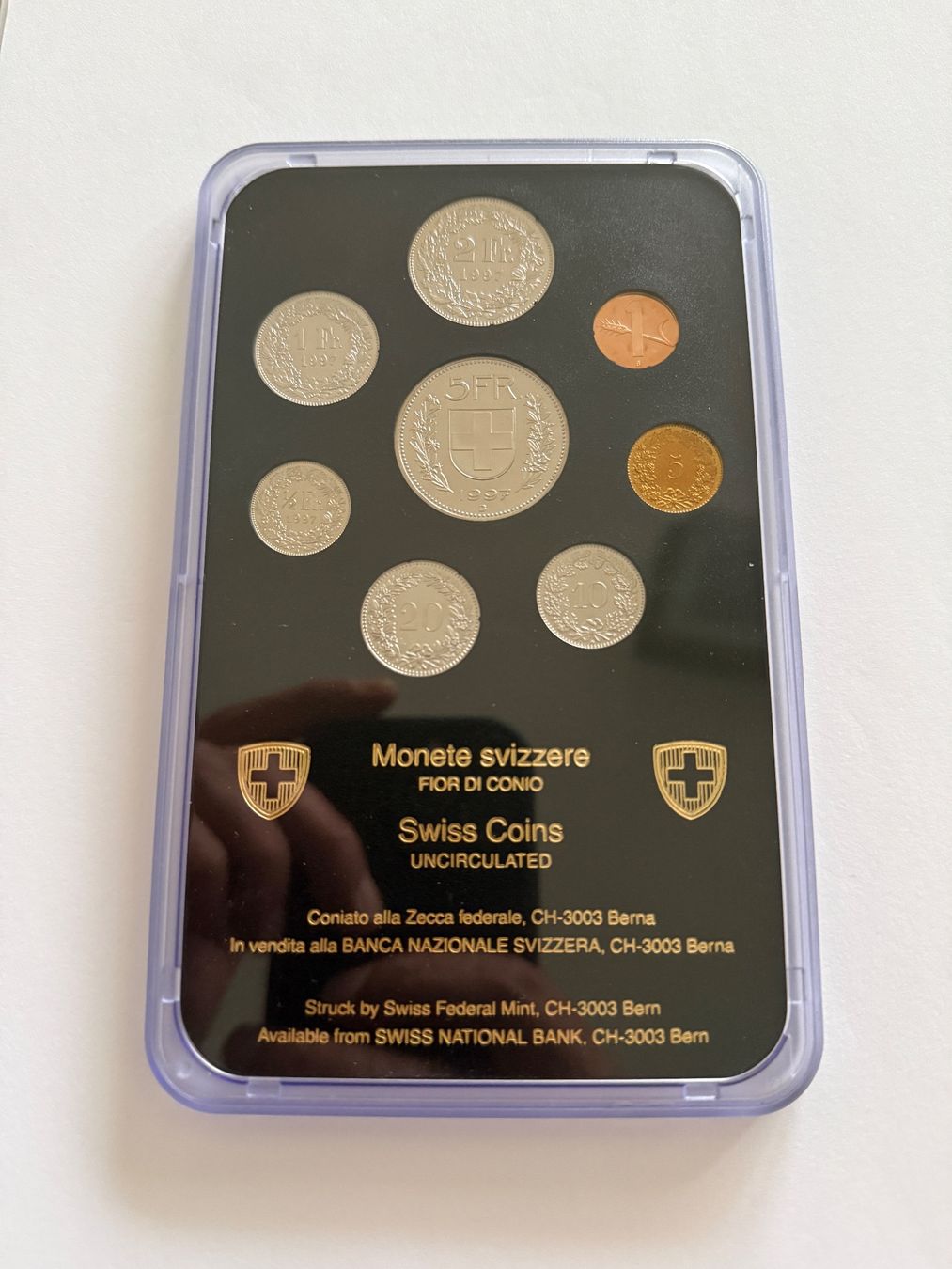 Tutti le monete: Schweizer Münzsatz 1997  Stempelglanz – Nuovo (secondo la descrizione) da Wallisellen venduto da SWISS_SILVER1 1