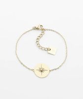 🤩ZAG BIJOUX ARMBAND VERGOLDET MIT STERN-PLAQUET NEU