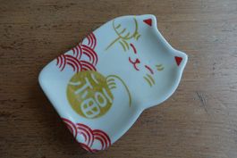 Mini Saucen Teller Japan - Katze Neko Lucky Cat