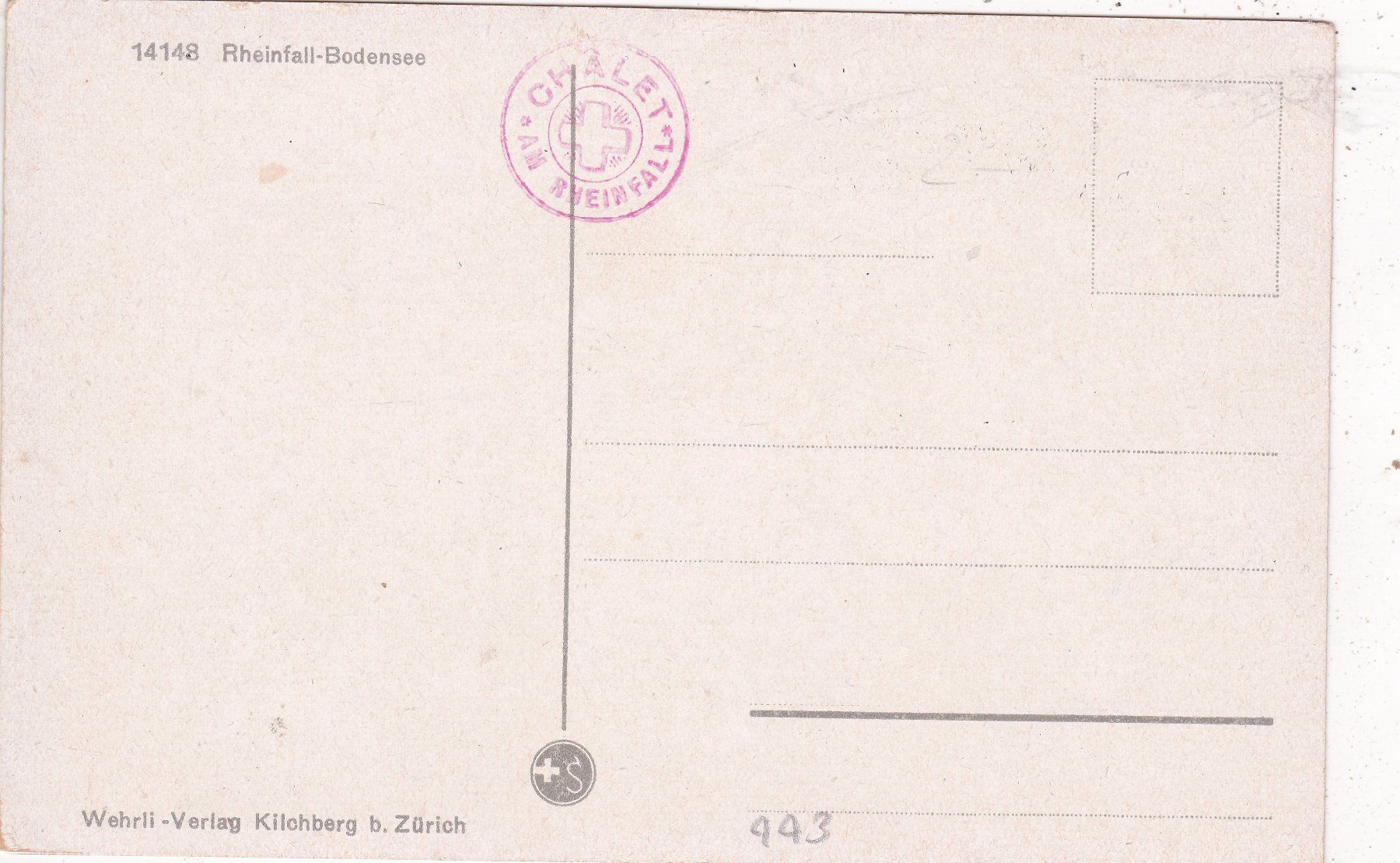Cartoline postali: Rheinfall Bodensee – Usato da Herisau venduto da Lisegrat2008 1