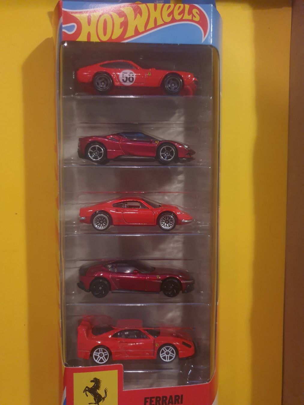 Hot Wheels Modellini d'auto: Hot Wheels 5er Set FERRARI – Nuovo e nell'imballaggio originale da Oftringen venduto da Rotor 7