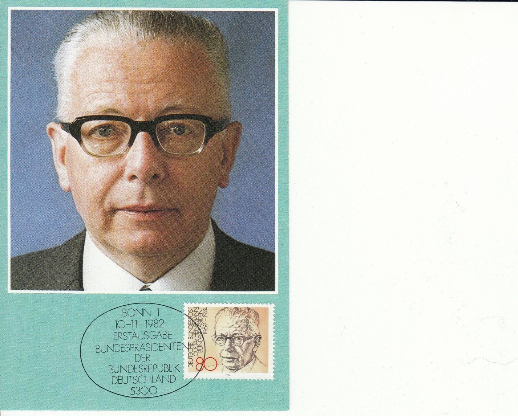 Alle Briefmarken: BRD Mi 1156 - 1160 auf MK, plus Block 18 – Gebraucht aus Bürglen TG von StampGraf 3