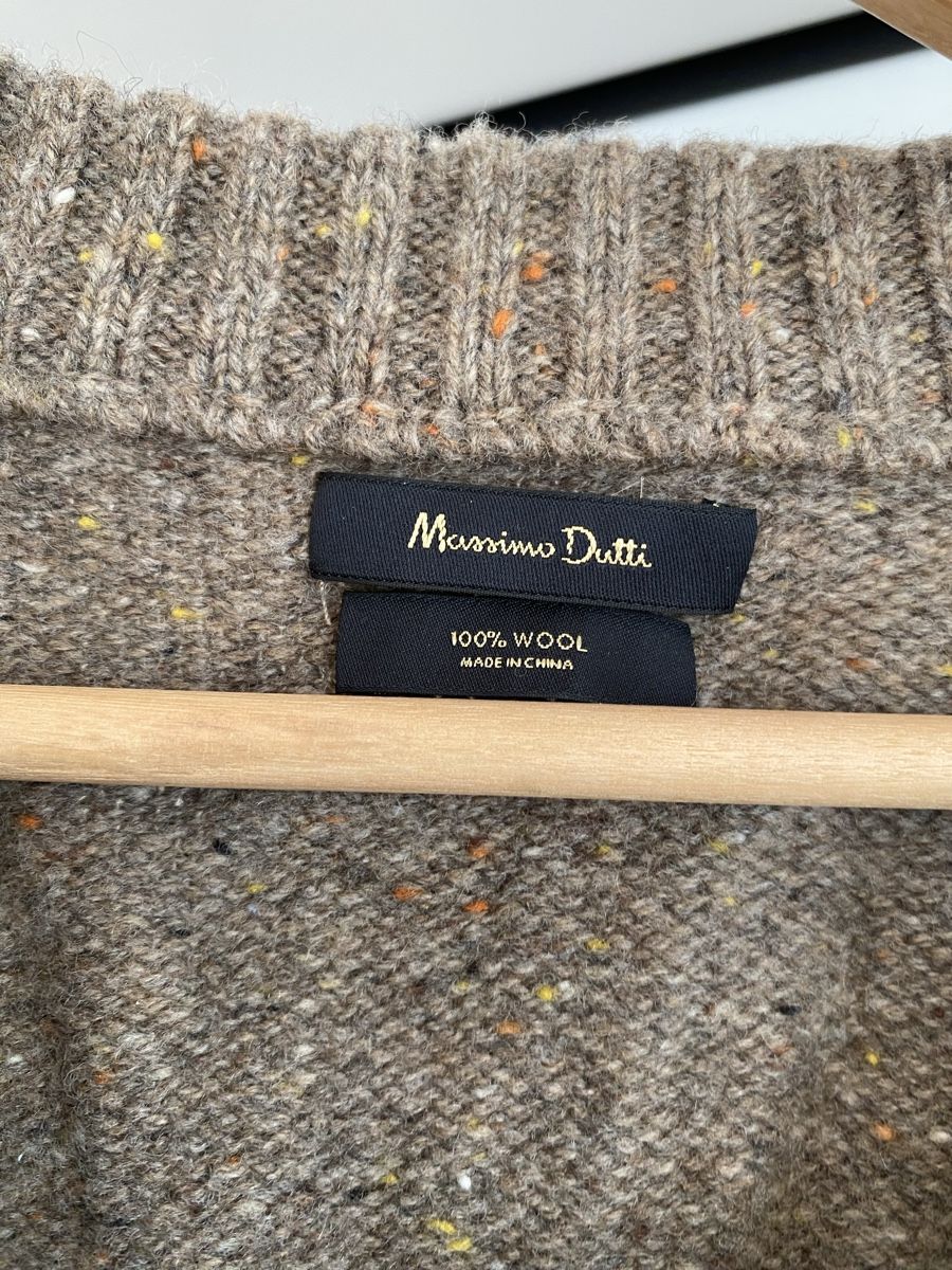Massimo Dutti Maglioni & Felpe: Pollunder Massimo Dutti Wolle braun meliert  – Usato da Emmen venduto da Linda-Bachmann 2