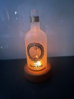 Einzigartige Flaschenlampe aus Glas von