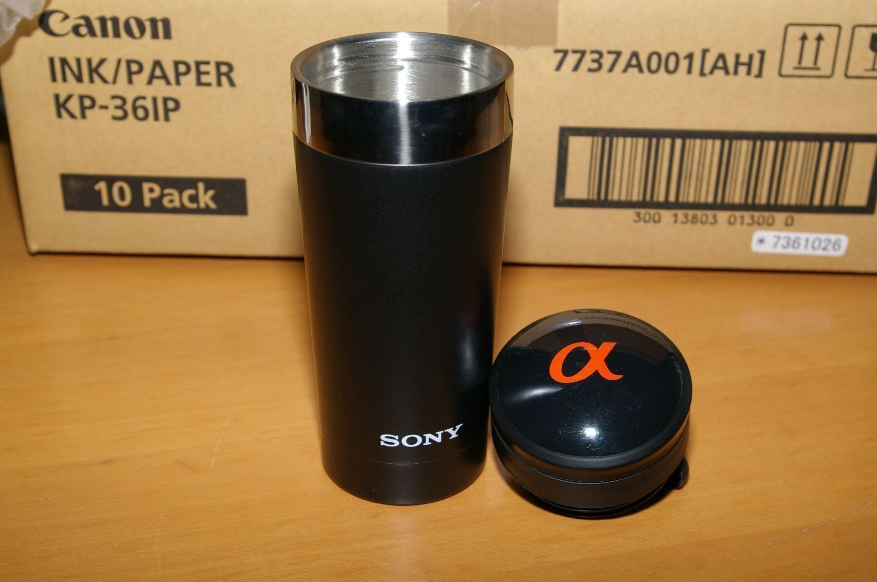 Thermos Contenitori & Simili: Sony "Alpha" Thermos Becher 300ml – Nuovo e nell'imballaggio originale da Niederurnen venduto da mowgli_1963 1