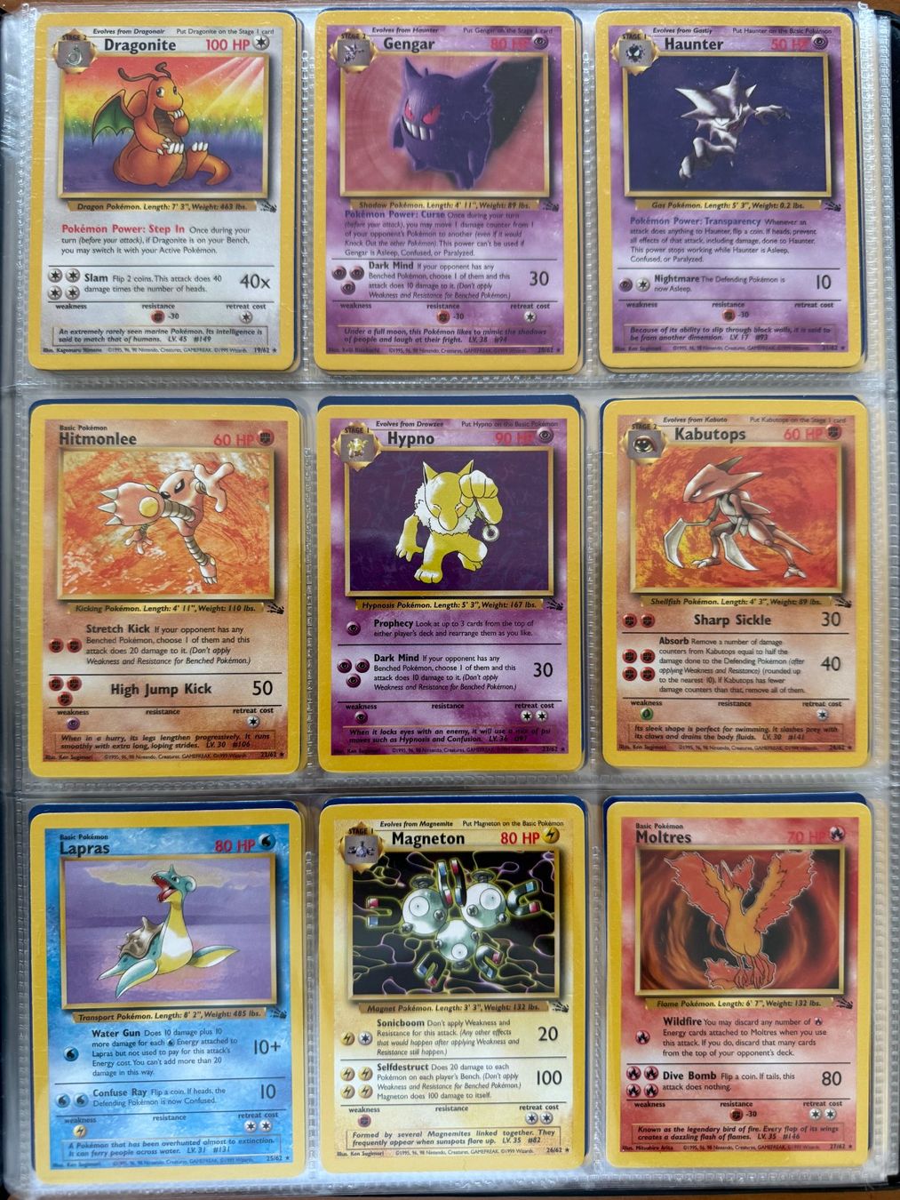 Pokémon Carte collezionabili: Complete Pokémon Fossil 1999 Collection – Usato da Lausanne venduto da laminas 2