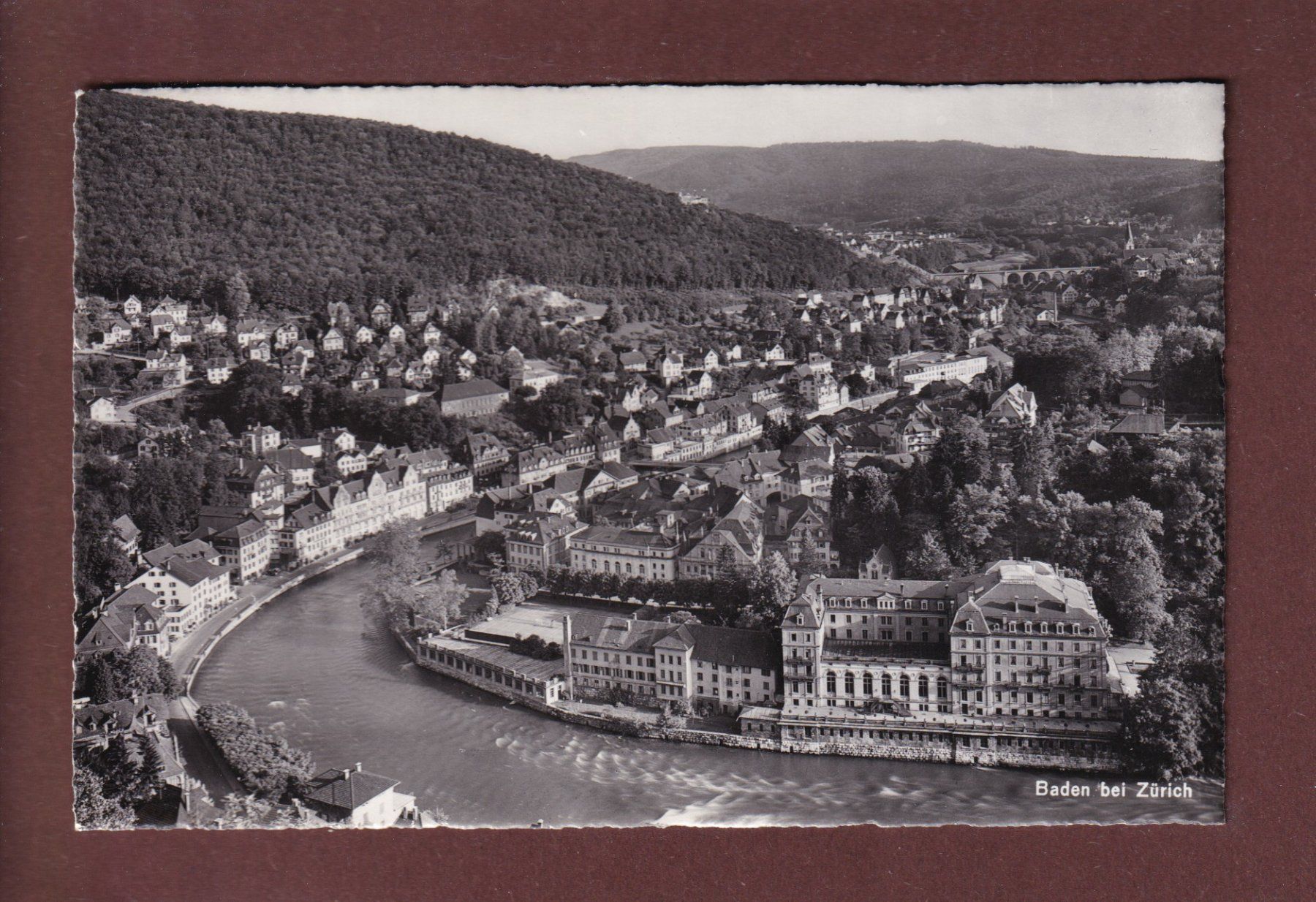 Cartoline postali: BADEN - Teilansicht - 1940 – Usato da Pully venduto da nicecards