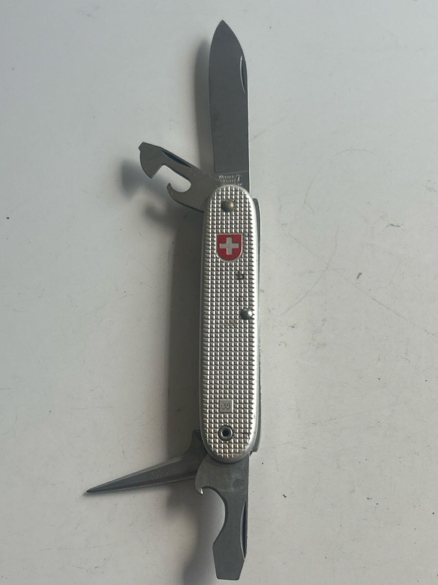 Victorinox Taschenmesser: Taschenmesser Wenger 1981 Stainless(S29) – Gebraucht aus Neuenhof von SchnaeppliAllerlei