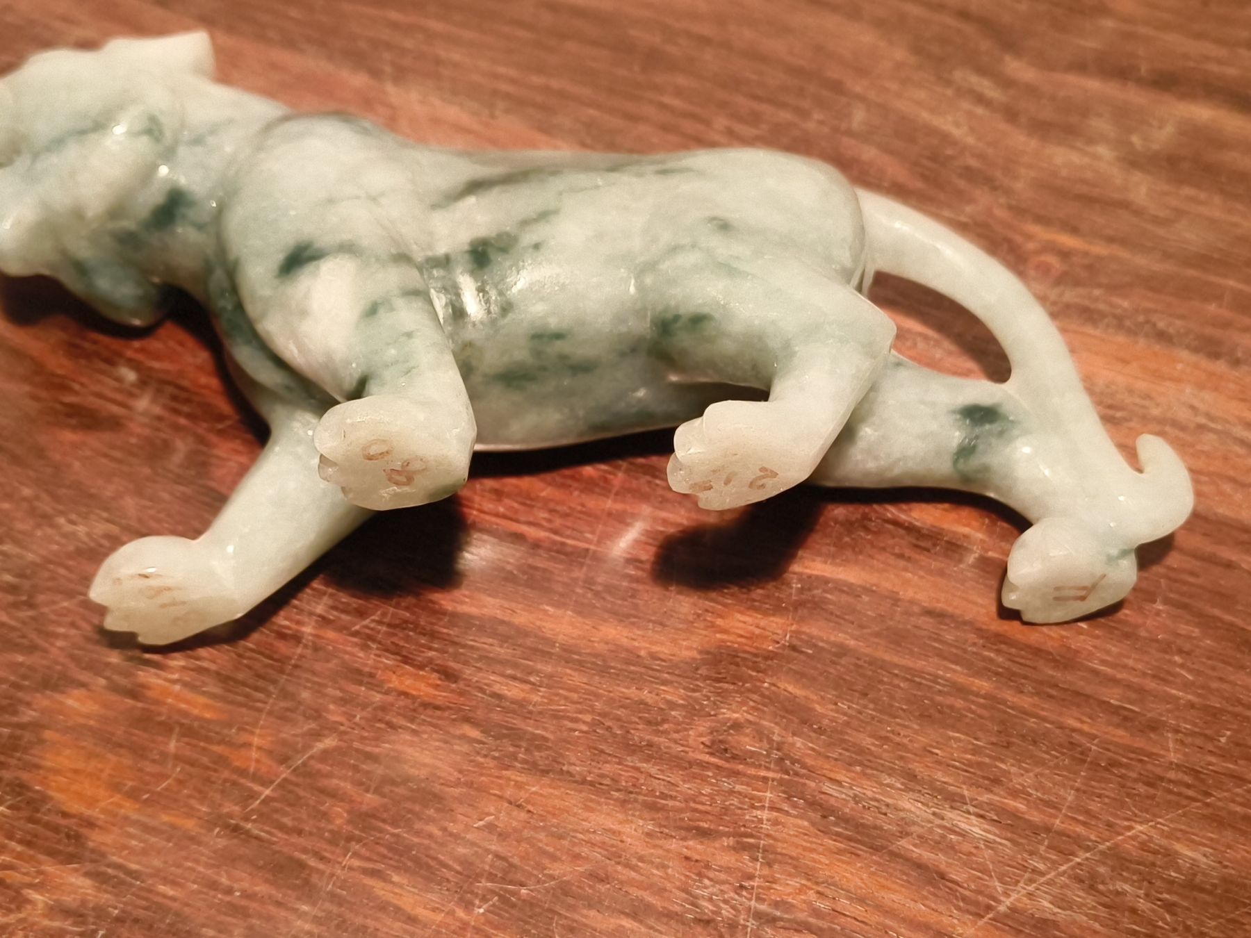 Sculture & Statue: Jade Tiger ca 17cm lang Asiatica – Usato da stettlen venduto da VintageBern_ch 7
