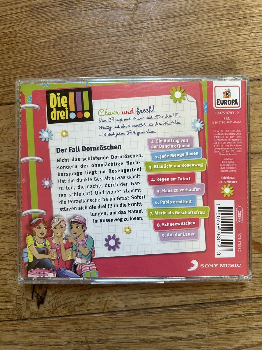CDs: Die drei !!! Der Fall Dornröschen Fall 61 CD – Gebraucht aus Frauenfeld von jae_vs6j 1