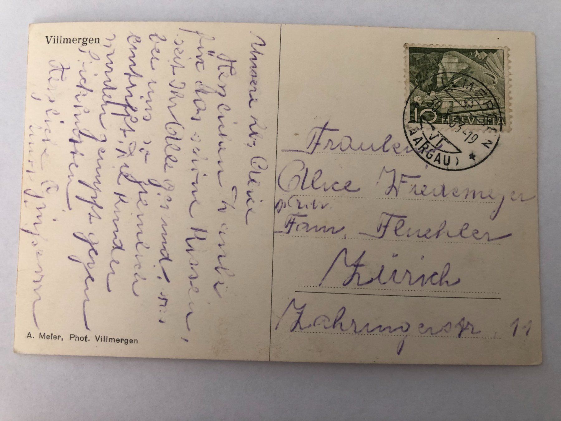 Cartes postales: Villmergen 1953 – D'occasion à Pfäffikon ZH par Waltoversand 1