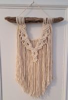Makramee Wandbehang Boho-Stil, Naturholz, neu!!!