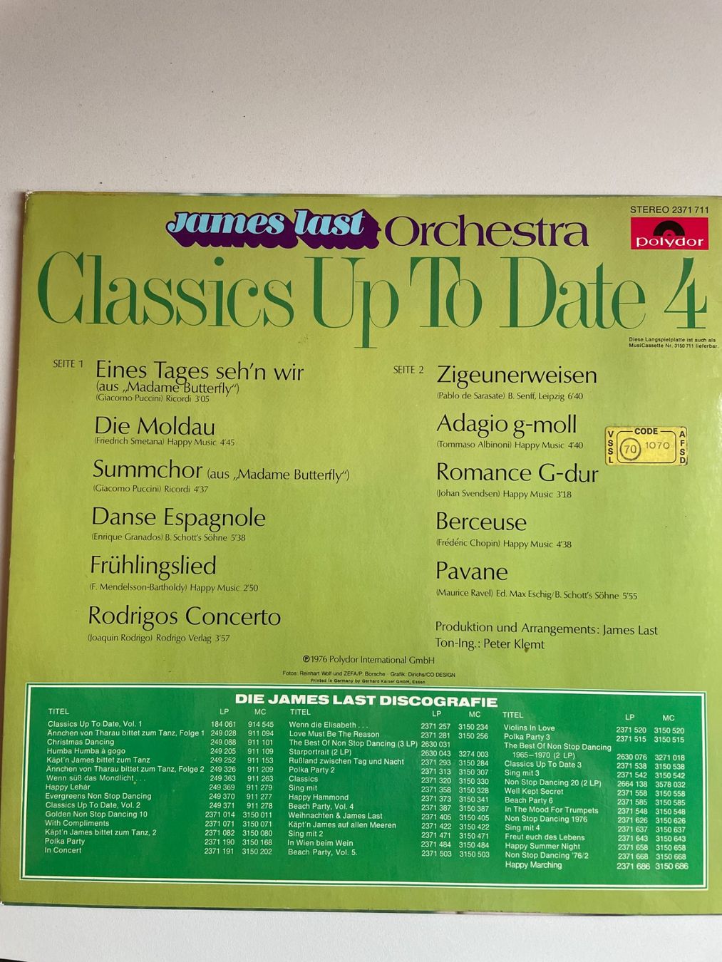 Dischi in vinile: 8 LP Big-Band / Unterhaltung – Usato da Appenzell Steinegg venduto da Wurzlers 3