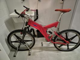 Aussergewöhnliches Retro-Mountainbike mit Spinergy-Laufräder