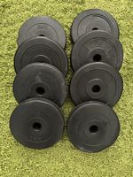 75 kg Hantelset / Gewichtsscheiben inkl. 6 Hantelstangen 