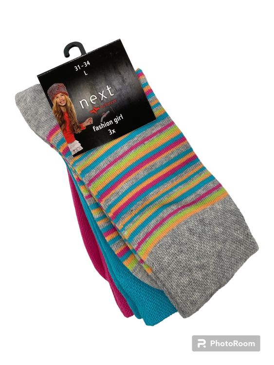 LEON D'ORO Kindersocken 4-Paar Set - Italienische Baumwollsocken Mit Schottlandgarn