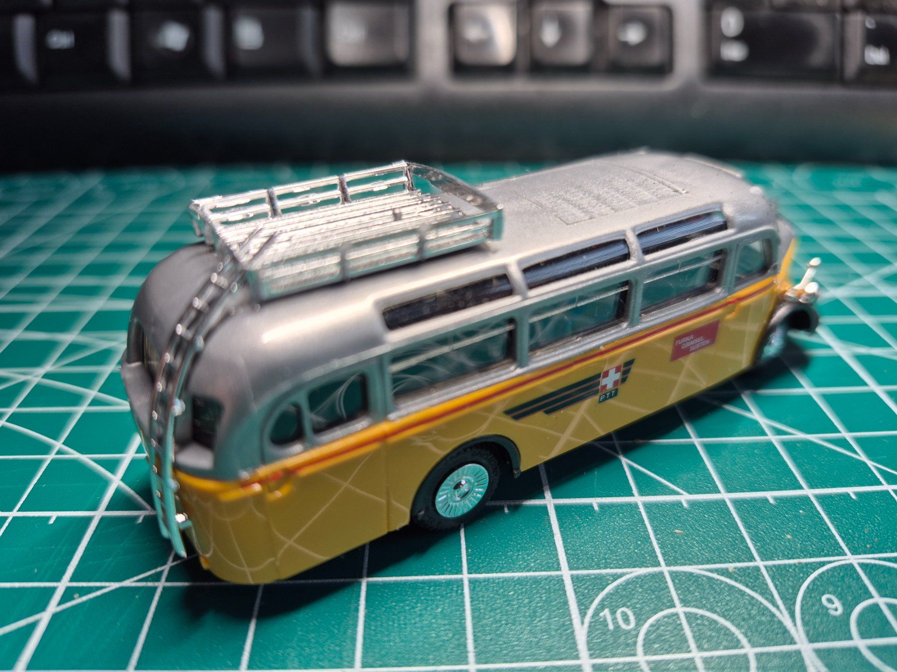 Busch Modellini d'auto: 1:87 Busch 41035 Postauto MB Schweiz – Nuovo (secondo la descrizione) da Therwil venduto da stiwi_6571 1