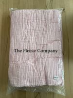 Muslin Baumwoll Decke The Fleece Company rosa 220x240cm