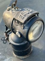 Schöne antike Bauer Fahrradkarbidlampe