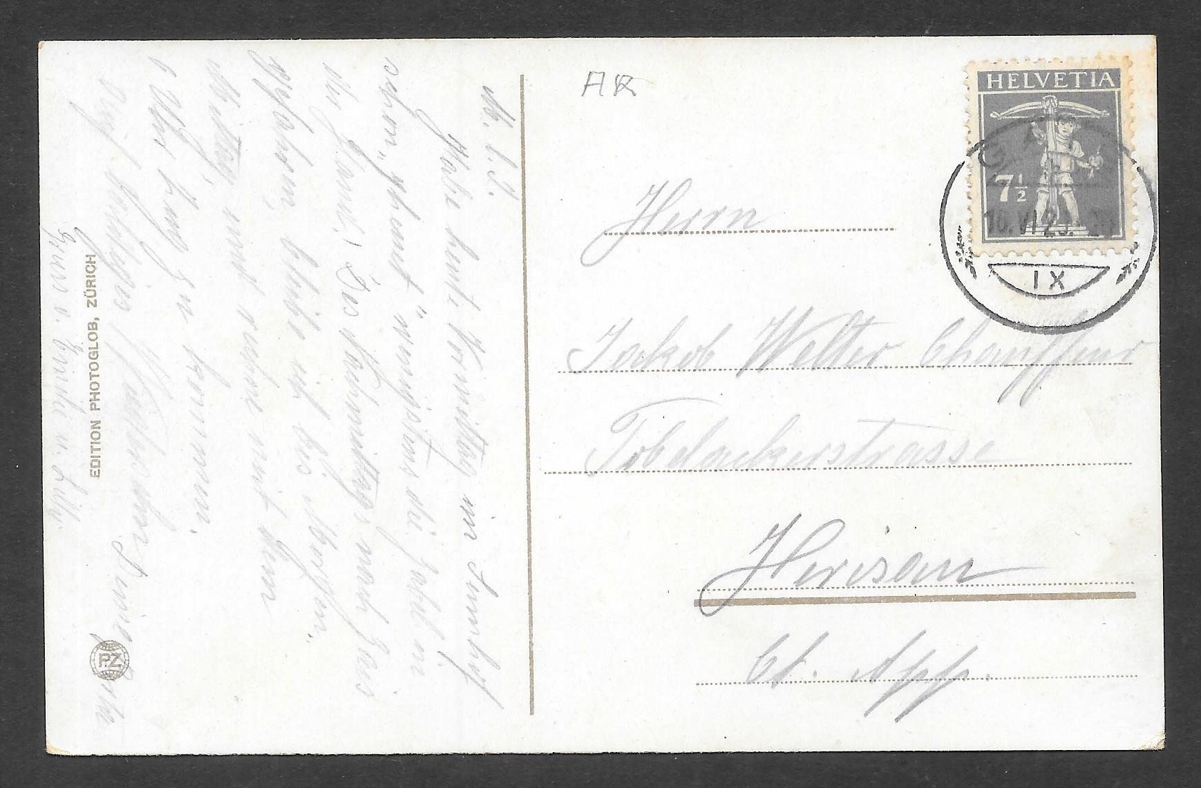 Cartoline postali: Gais Gesamtansicht mit Säntis – Usato da Olten venduto da clotaldi 1