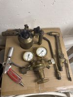 Gas Welding Set Sievert AGA Sauerstoff Gauges Used