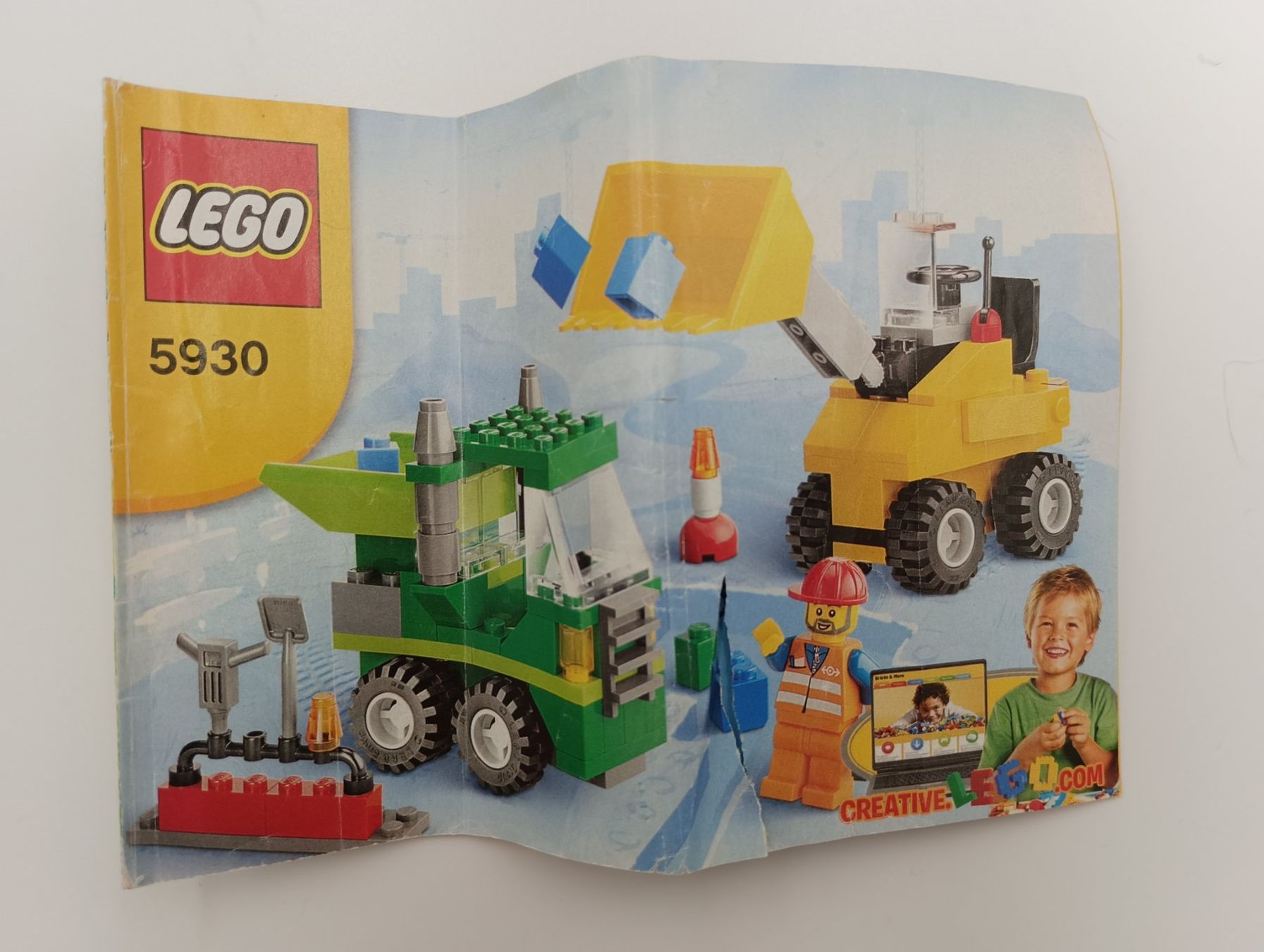 Lego Giocattoli: 5930 Road Construction Building Set – Usato da Bremgarten AG venduto da redstar69 2