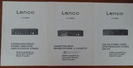 3 Bedienungsanleitungen für LENCO