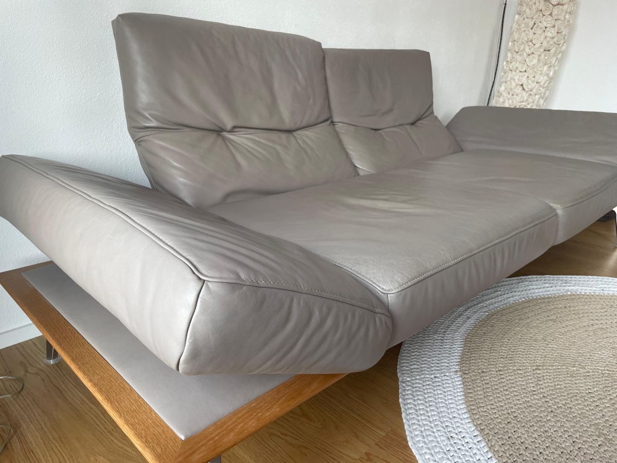 Divani: Elegante Leder Couch / Sofa der Marke Musterring – Usato da Frauenfeld venduto da Fubech 1