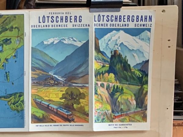 Ansichtskarten: Lötschbergbahn - Berner Oberland – Gebraucht aus Sorengo von 74in