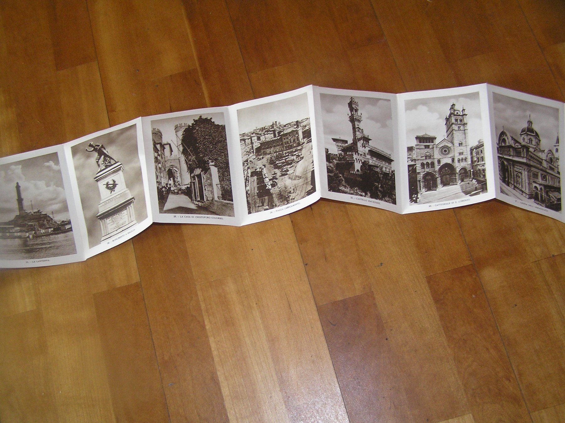 Cartoline postali: 40er Alte kartenblock über Genua – Usato da Lumbrein venduto da made02 7