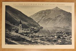 Gotthard Bahn Bissone um 1920