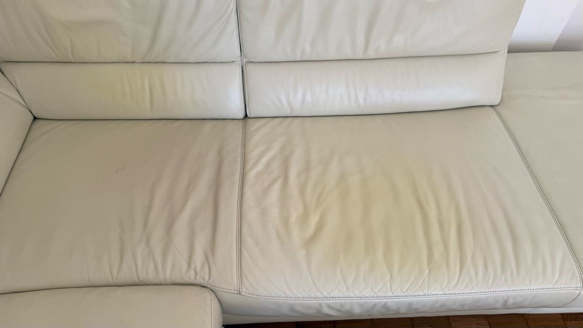 Divani: Retro Ecksofa Leder weiss – Usato da Zürich venduto da mar_bv8n 5
