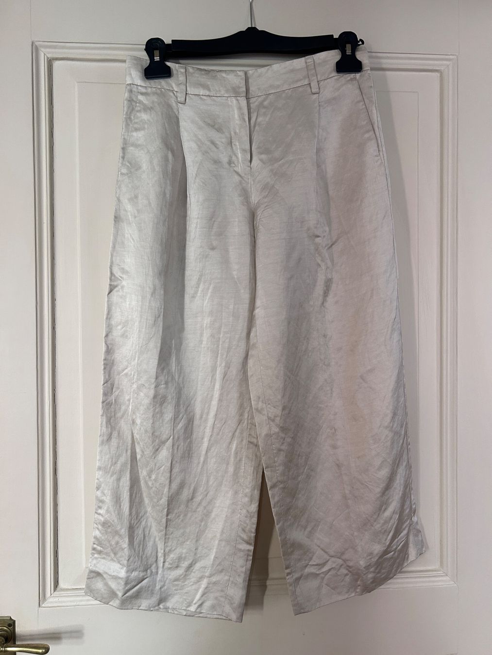 Pantalons: max mara shiny linen pants – D'occasion à basel par wastedworld