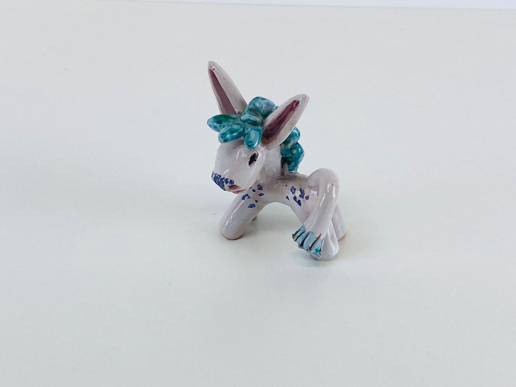 Statuette: HILDE HERZIG StudioKeramik Tierfigur / Figur "Pony" UNIKAT – Usato da Zürich venduto da Arche_Brockenhaus 7