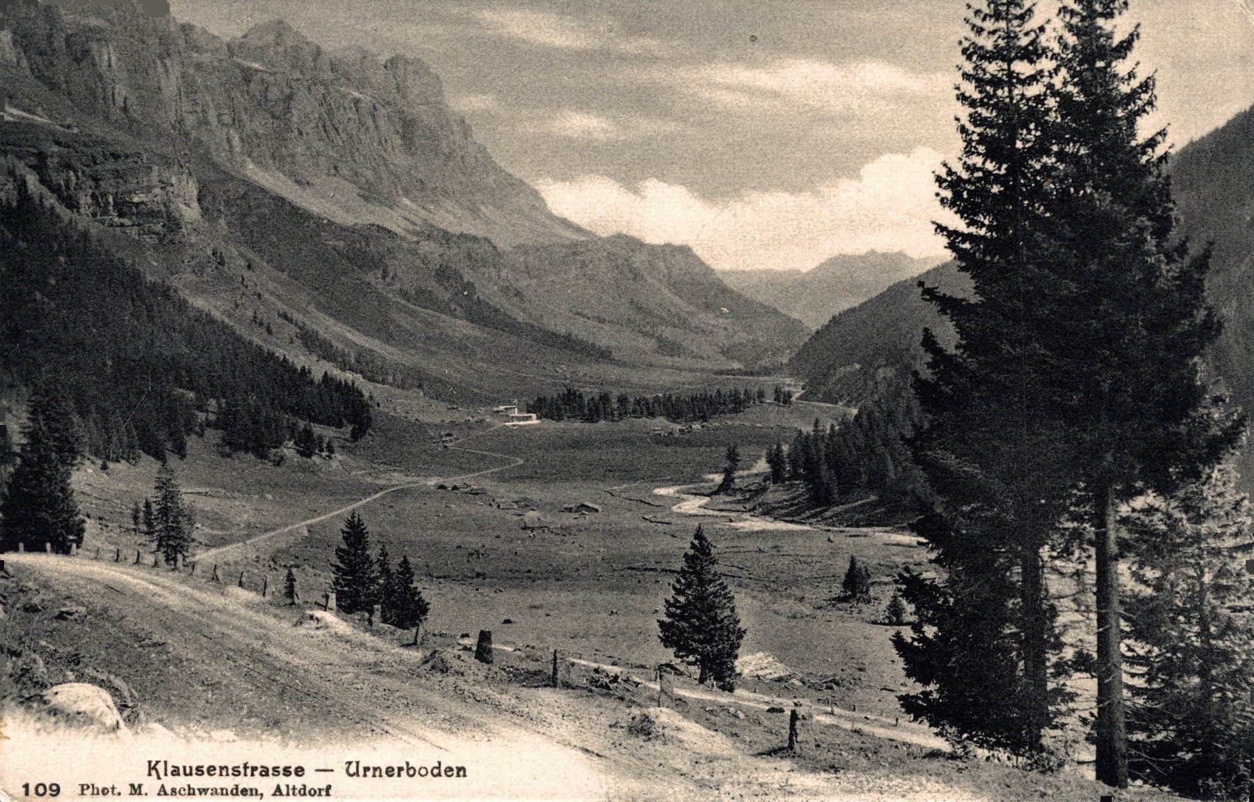 Cartoline postali: Klausenstrasse - Urnerboden – Usato da Bronschhofen venduto da Astore