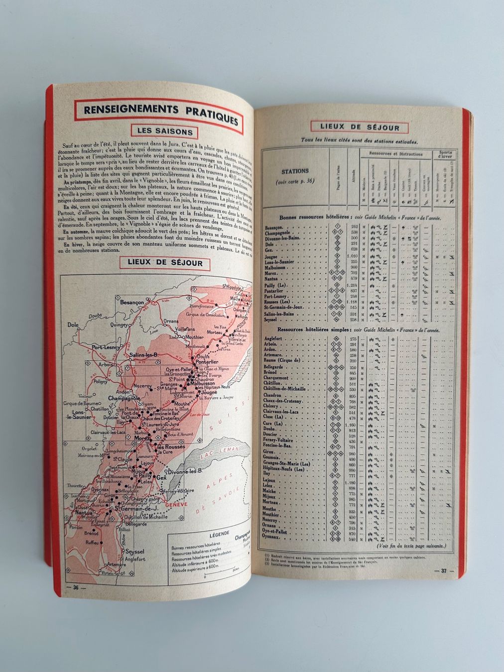 Libri: Jura 1952-53: Guide Vert Michelin – Usato da Zürich venduto da arn___ 1