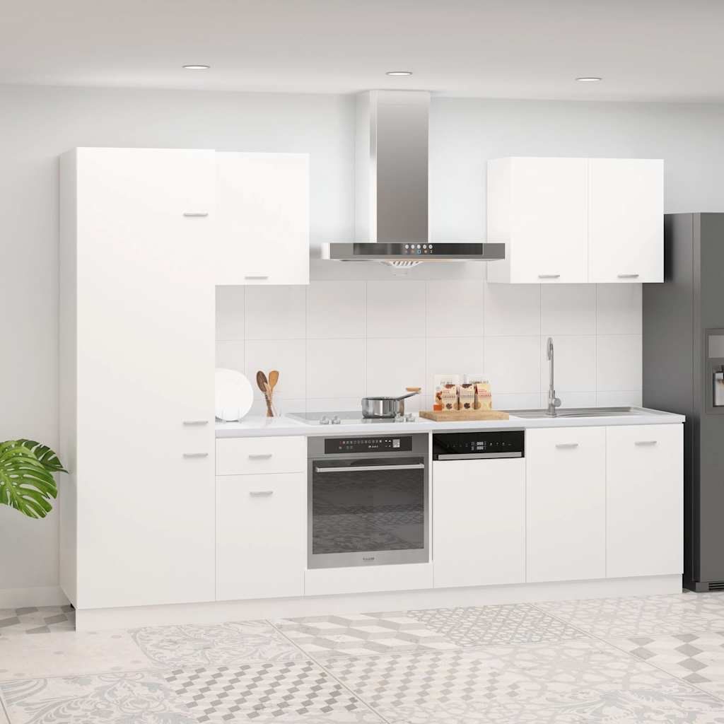 Cucine complete: Küchenzeile  Weiß Holzwerkstoff – Nuovo e nell'imballaggio originale da Zug venduto da Cheap-Shop