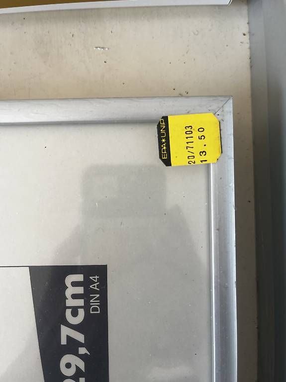 Bilderrahmen: Wechselrahmen, Alu, Glas A4 – Gebraucht aus Itingen von Weiler1 1