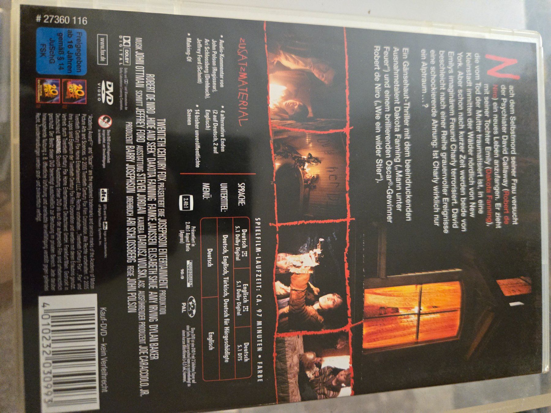 Tutti i DVDs: Hide And Seek DVD – Usato da Bussigny venduto da Kfdlt 1