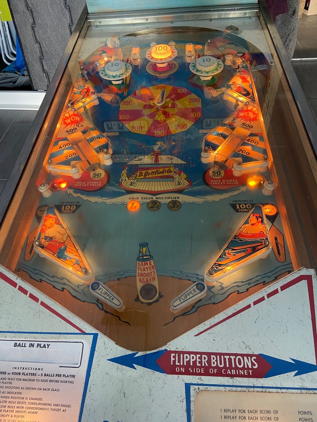 Flipperkästen: Flipperkasten Skipper 1969, spielbar – Gebraucht aus Ehrendingen von jauslin-trading 1