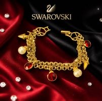 Swarovski Vintage Armkette, limitiert,18k vergoldet original