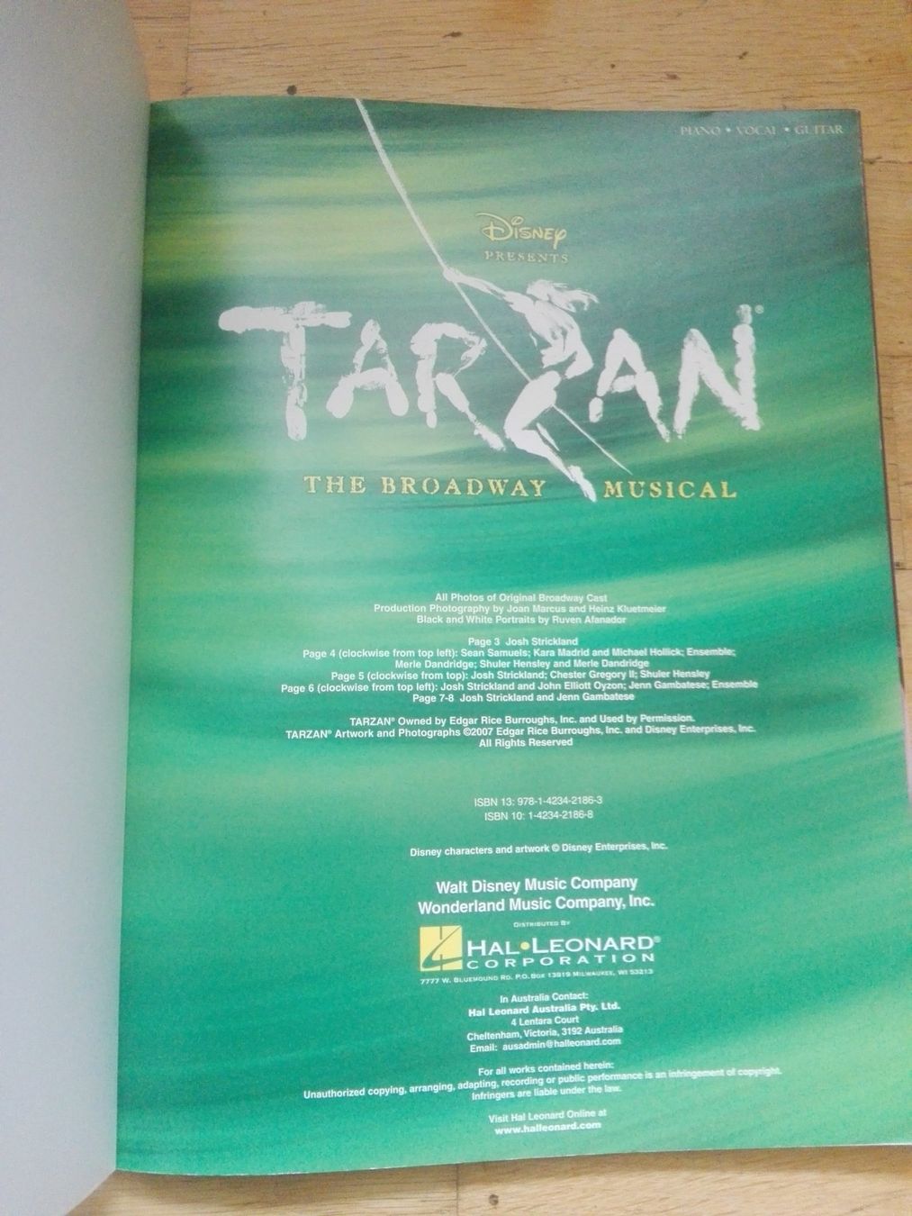 Libri: Disney presents: Tarzan - The Broadway Musical – Usato da St.Gallen venduto da elk2023 1