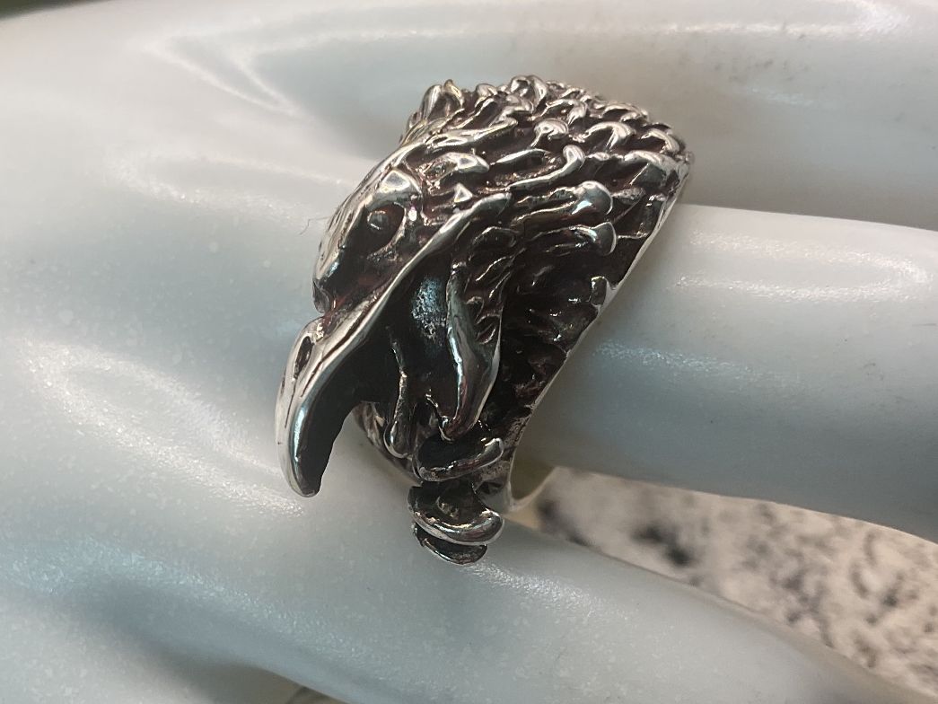 Anelli: Sterlingsilber Ring Handarbeit, sehr robust, Gr. 63 – Nuovo (secondo la descrizione) da Luzern venduto da S.Kern01