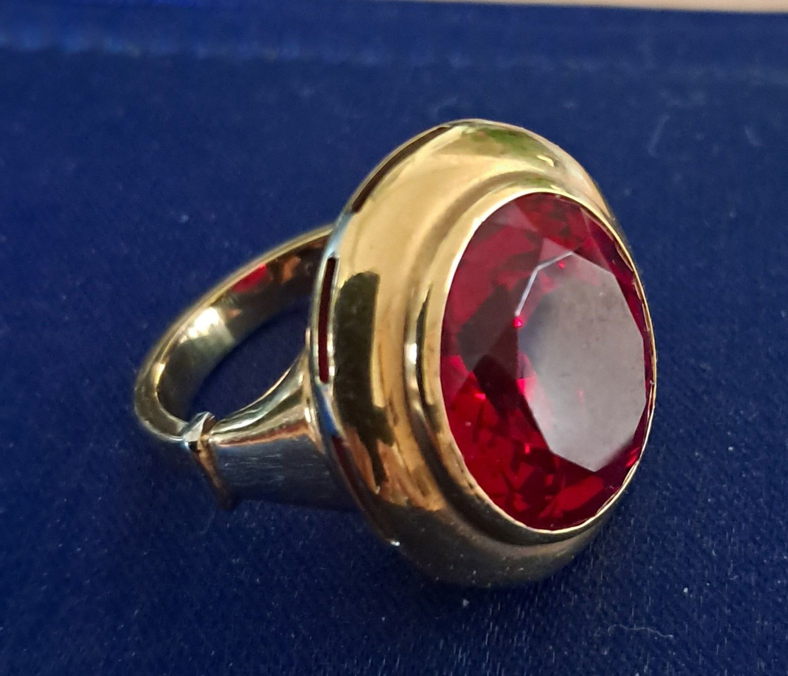 Ringe: Gelb Gold Ring /RUBIN /UNIKAT – Neu (gemäss Beschreibung) aus Glattbrugg von mah_c5jk 4