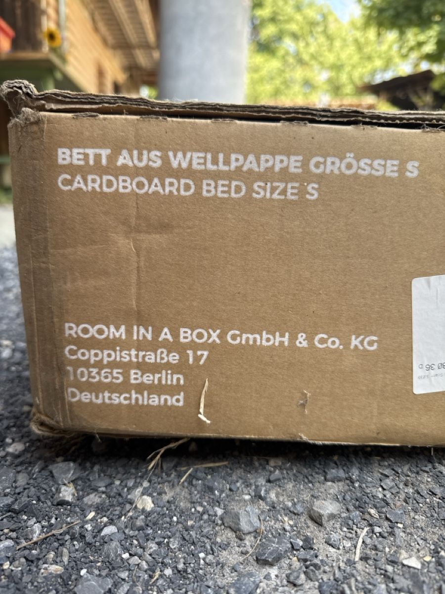 Letti: Kartonbett Room in a Box – Usato da Bonstetten venduto da Schnurengeige 2