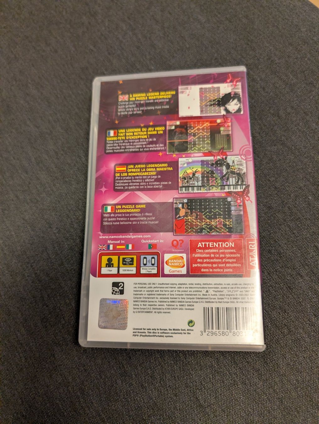 Giochi: Gunpey Sony psp – Usato da Giubiasco venduto da Tici__nerd_Giubiasco 1