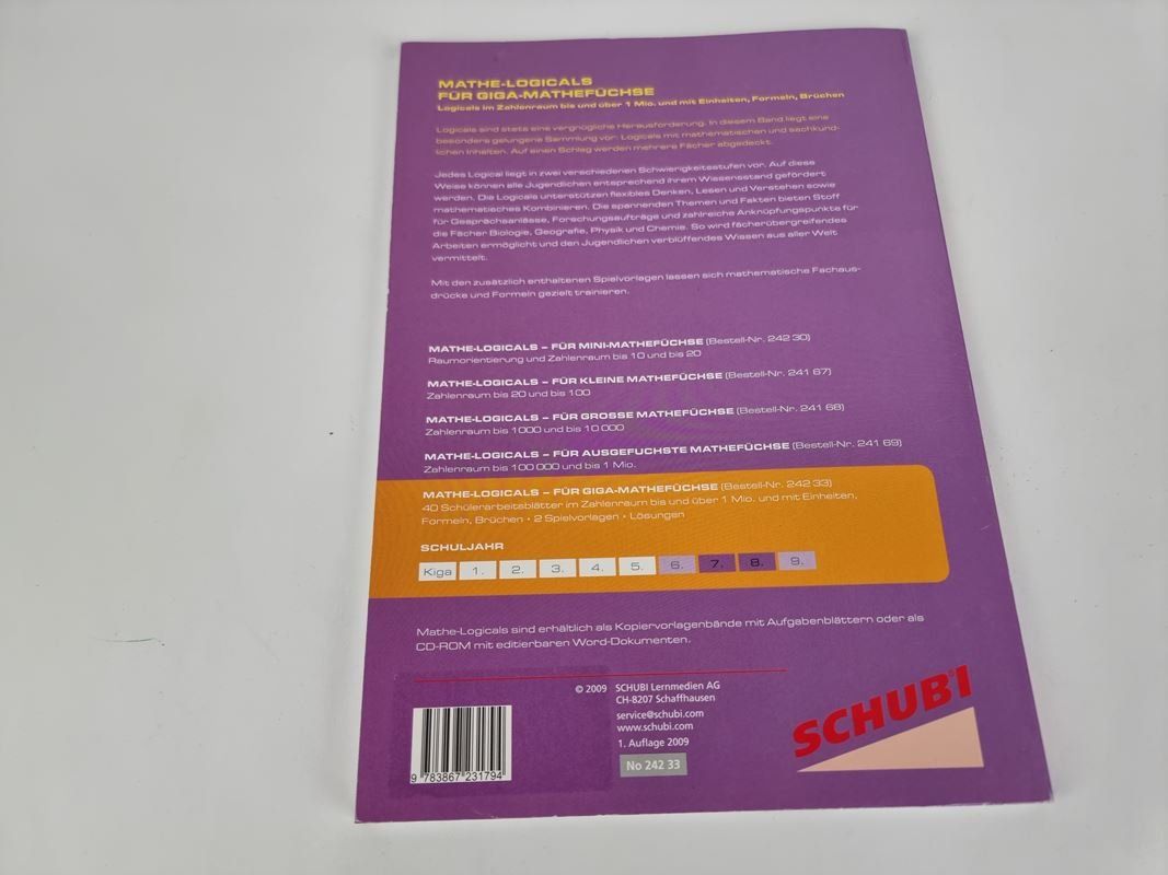 Livres: Mathe logical Heft – D'occasion à Urtenen-Schönbühl par Restwert_Schoenbuehl 1