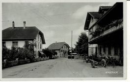 KALLACH vor Schmiede? BE gel. ca 1930 mit Militärstempel!