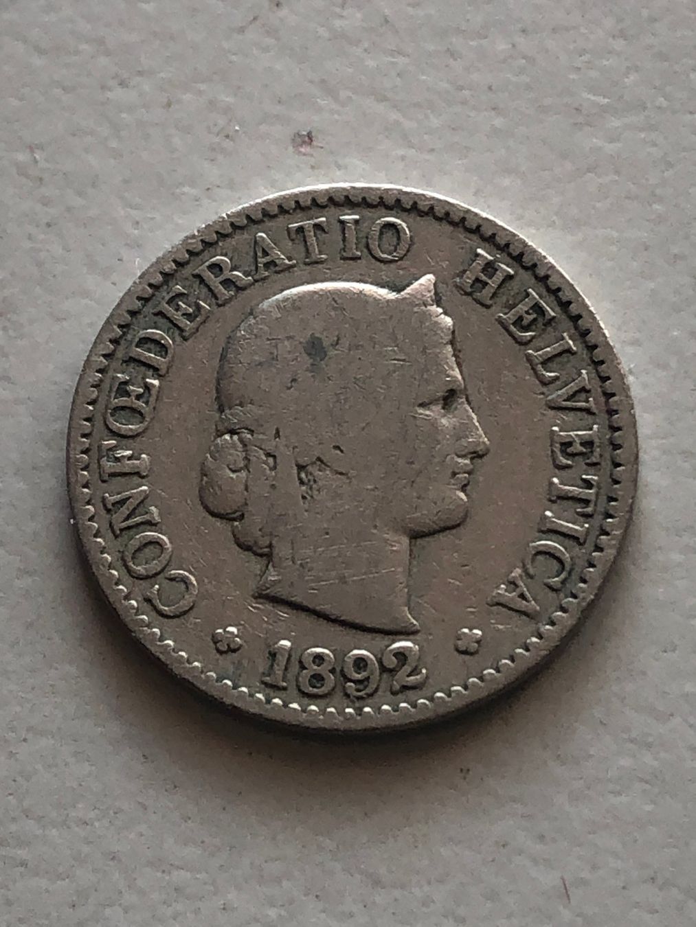 Tutti le monete: 5 Rp. 1892 – Usato da Schötz venduto da Odpa