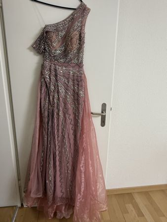 Abendkleid Altrosa/Rosa